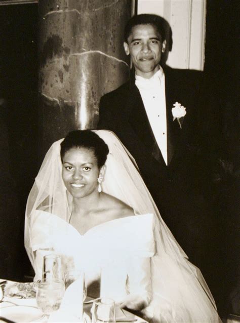 Barack and Michelle Obama wedding photo, October 3, 1992. : r/pics