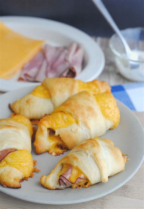 Ham & Cheese Croissant With A Twist | Teaspoon Of Goodness | Recipe | Ham and cheese croissant ...
