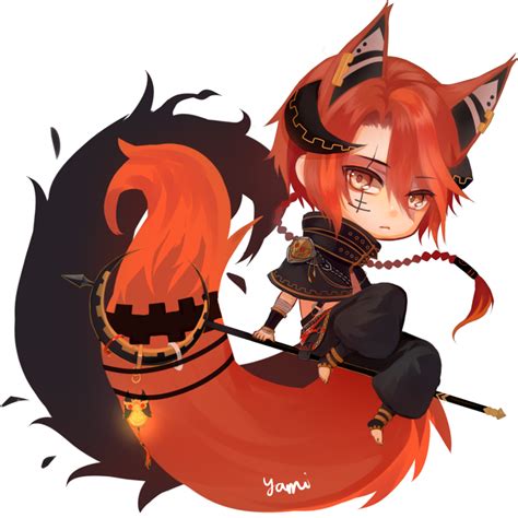 Chibi Commission: InuRenko by Yamicchi on DeviantArt