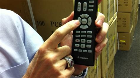 The Original Mitsubishi TV Remote Control - YouTube