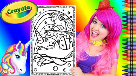 Coloring Unicorn & Narwhal Uni-Creatures GIANT Coloring Page Crayola Crayons | KiMMi THE CLOWN ...