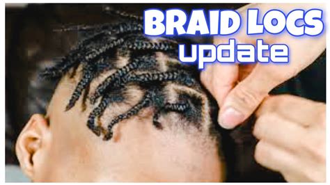 BRAID LOCS JOURNEY | 1 WEEK STARTER LOCS UPDATE ON SHORT HAIR - YouTube