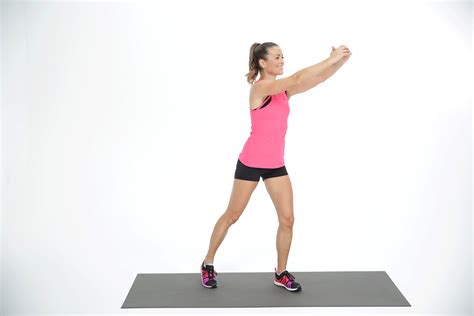 Standing Ab Exercise GIF | POPSUGAR Fitness