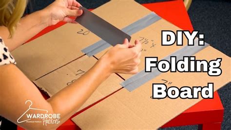 How to Make a DIY Kids Shirt Folding Board for Super Cheap ...