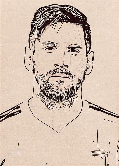 Lionel Messi Art | Fine Art America | Messi drawing, Lionel messi, Messi