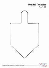 Dreidel Coloring Page Printable Free sketch template