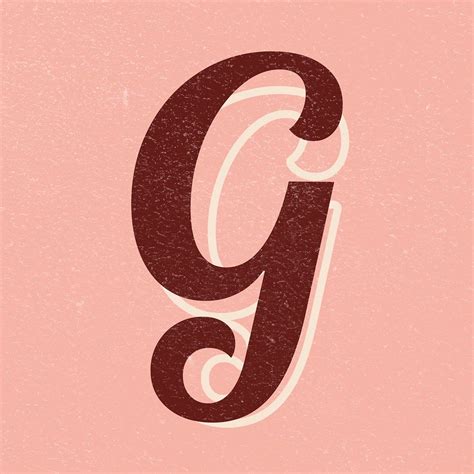 Alphabet letter G vintage handwriting cursive font psd | free image by ...