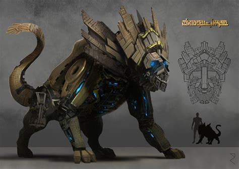 Hound 2, Alexander Pavlenko | Robot animal, Robot concept art, Fantasy monster