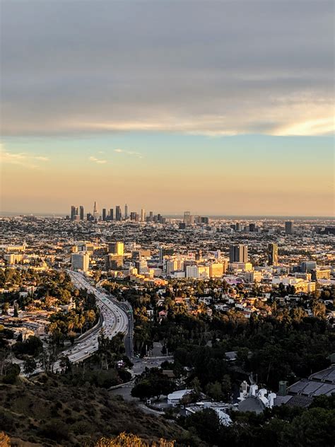 Sunset from Mulholland Drive Today : r/LosAngeles