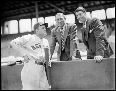 Boston Red Sox manager Joe Cronin with New York Yankees Tony Lazzeri ...