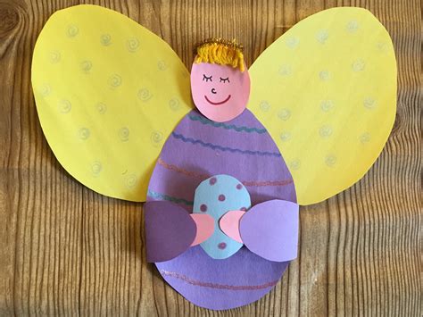 How Make A Paper Easter Egg Angel | Craft Corner DIY