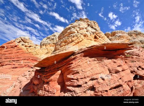 White Pocket Rock Formations in the Vermilion Cliffs National Monument in Arizona, USA Stock ...