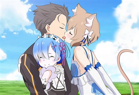 [Fanart][Re:Zero] Rem really loves Subaru-kun : anime