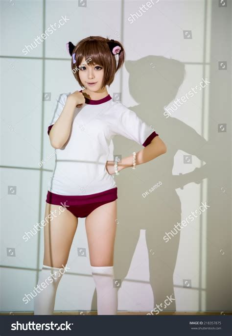 Gym Uniform Japanese Style Young Girl Stock Photo 218357875 | Shutterstock