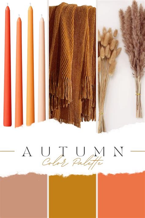 Autumn Color Palette Home Décor Items | Fall color palette, Autumn ...