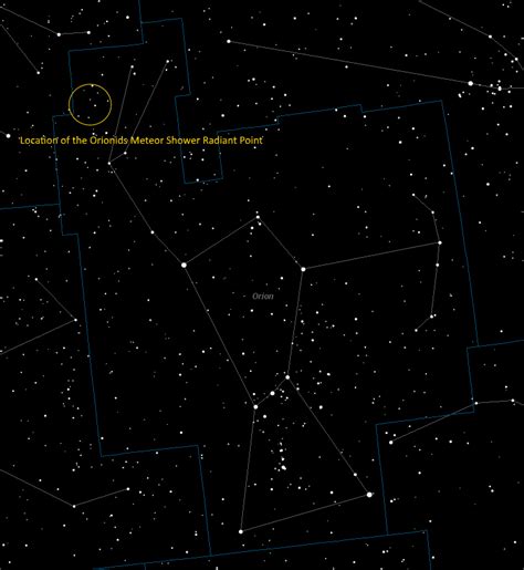 Orionids Meteor Shower (Information, Facts, When, Where, Map ...