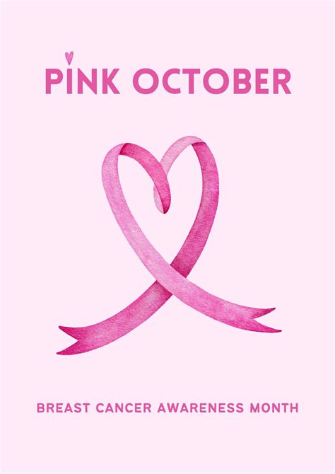 Breast Cancer Awareness Poster Design