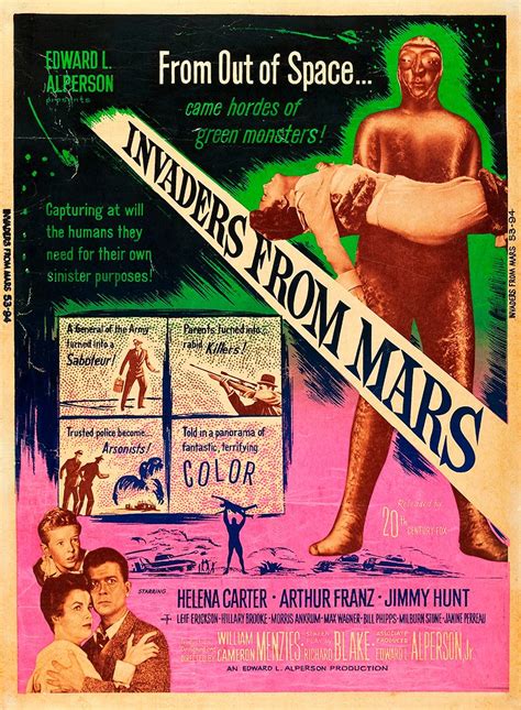 Invaders From Mars 1953 Vintage Movie Poster | Movie posters vintage, Movie posters, Classic ...