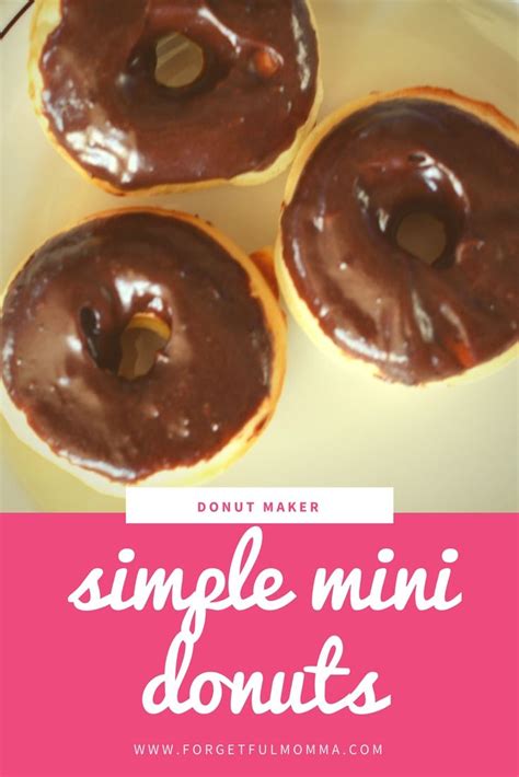 Mini Donut Maker Recipe | Recipe | Donut maker, Mini donut maker recipes, Mini donuts