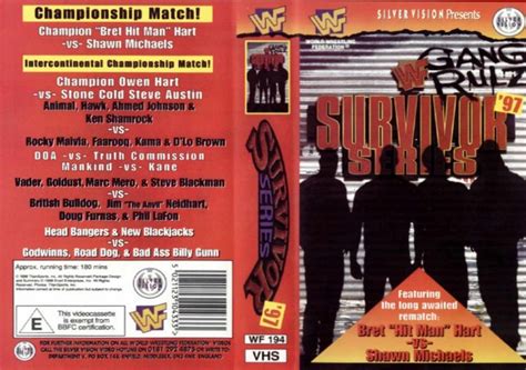 Image - Survivor Series 1997 DVD.jpg | Pro Wrestling | FANDOM powered by Wikia