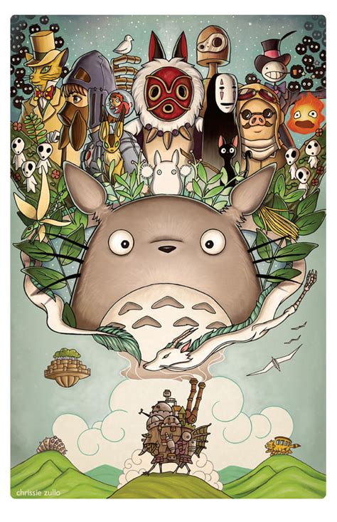 A Tribute to Hayao Miyazaki by ChrissieZullo on DeviantArt