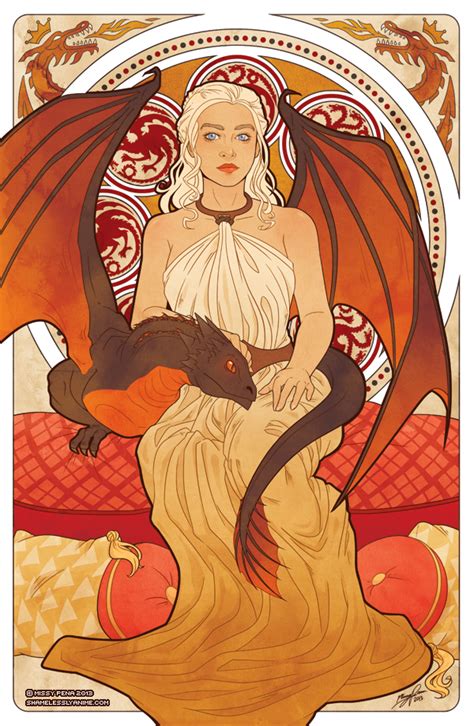 Game of Seasons: Game of Thrones Art Nouveau Illustrations