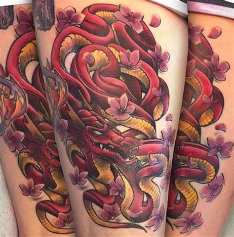 Details 70+ red dragon thigh tattoo super hot - thtantai2