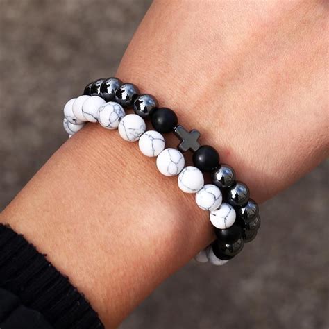 Black & White Marble Bracelets | OneFlyGirlCo