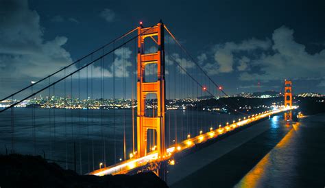 Papel de parede : 3456x1999 px, ponte, Golden Gate Bridge, Luzes, noite, São Francisco 3456x1999 ...