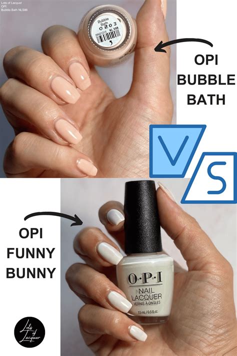 OPI Bubble Bath VS Funny Bunny — Lots of Lacquer