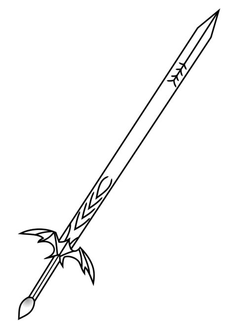 Ninja Sword Drawing