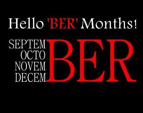 I love the "Ber" months! | Ber months quotes, Ber months, Months