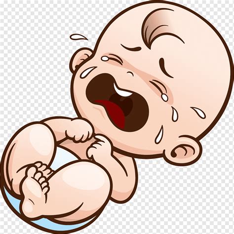 Baby crying illustration, Crying Cartoon Infant, Cartoon sad crying baby, love, cartoon ...