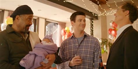 EXCLUSIVE: Barry and His 'Parents' Celebrate Baby Nora's Birth in The Flash Series Finale ...