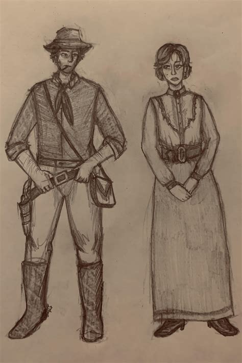 Arthur & Mary-Linton Fanart : reddeadredemption