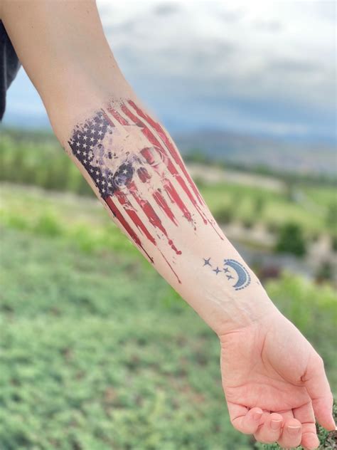 Forearm American Flag Tattoos: Unleash Your Patriotic Power!