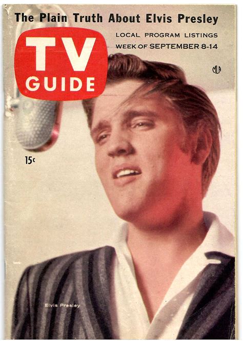 Elvis Presley Original 1956 Vintage TV Guide | Barnebys