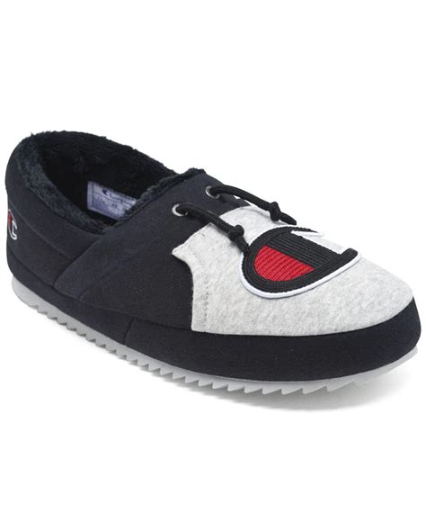 Champion University Slippers From Finish Line in Black for Men - Lyst