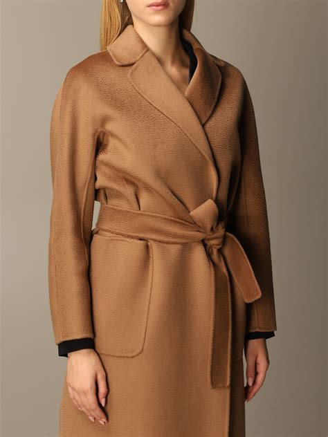 S MAX MARA: Amore coat in virgin wool and cashmere - Camel | Coat S Max ...