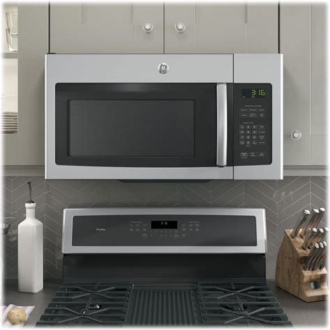 GE 1.6 Cu. Ft. Over-the-Range Microwave Stainless steel JNM3163RJSS - Best Buy