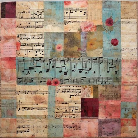 Mixed Media Music Notes Art Print Free Stock Photo - Public Domain Pictures