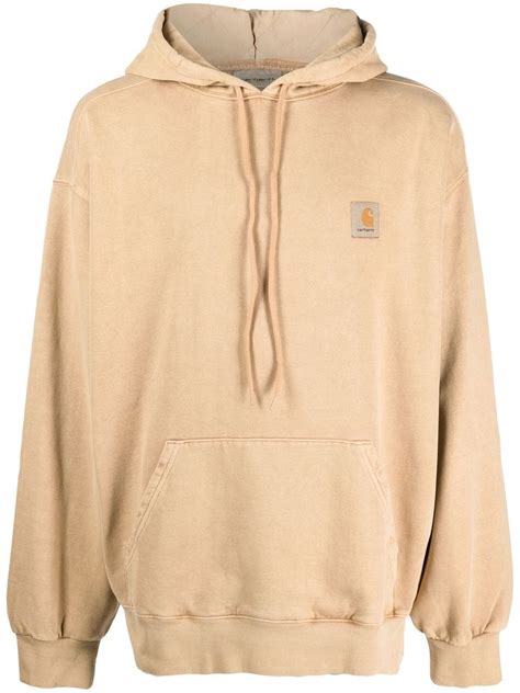 Carhartt WIP Logo Cotton Hoodie - Farfetch