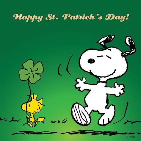 PEANUTS on Twitter | Happy st patricks day, Snoopy, Snoopy images