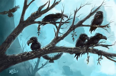 ArtStation - Murder of crows