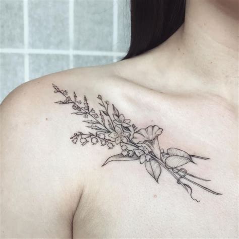 Image result for morning glory and lily of the valley tattoo | Tattoos, Lily of the valley ...