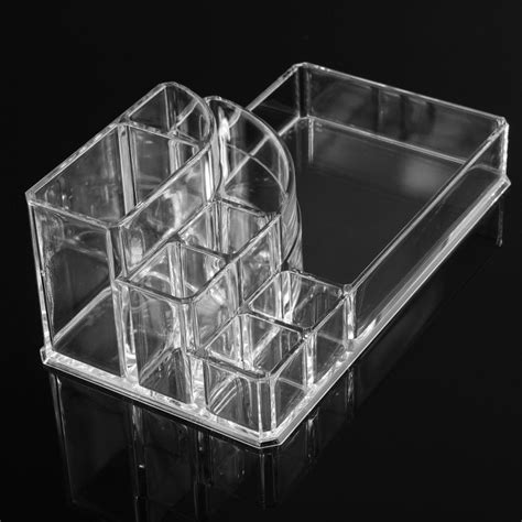 Clear acrylic makeup cosmetic box organiser display storage case Sale ...