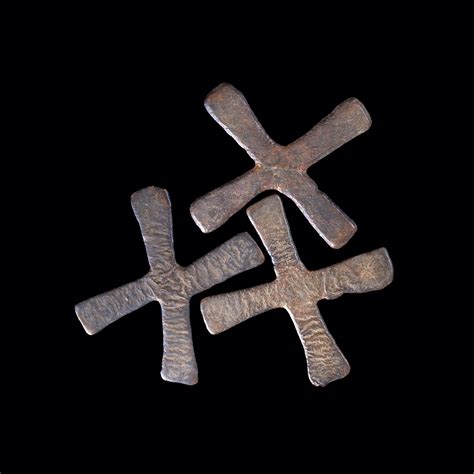 Katanga Copper Crosses, Congo | African art, African design, Metal art