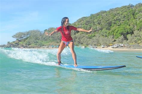 Rainbow Beach Surf Lesson Australia's Longest Wave 4X4 Adventure 2024