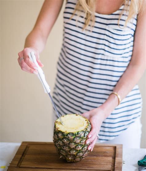 How to Make a Pineapple Centerpiece - Fashionable Hostess