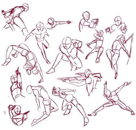 Anime Fighting Stance Drawing Anime Collection - Battle Poses Drawing ...